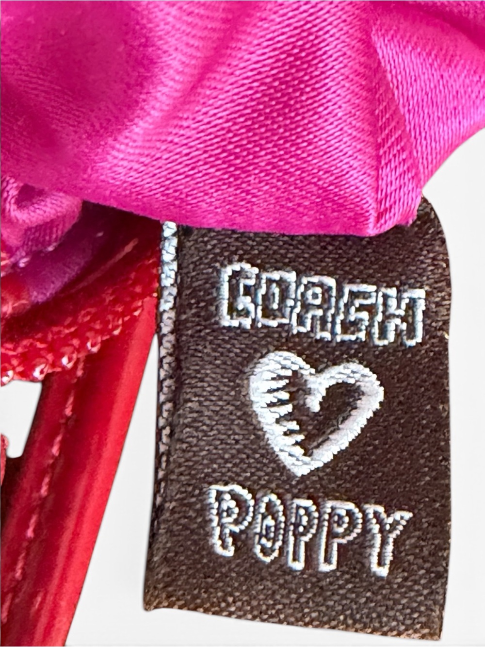 Coach Poppy Red Liquid Gloss Patent Leather Crossbody Bag Y2K - Picture 2 of 14